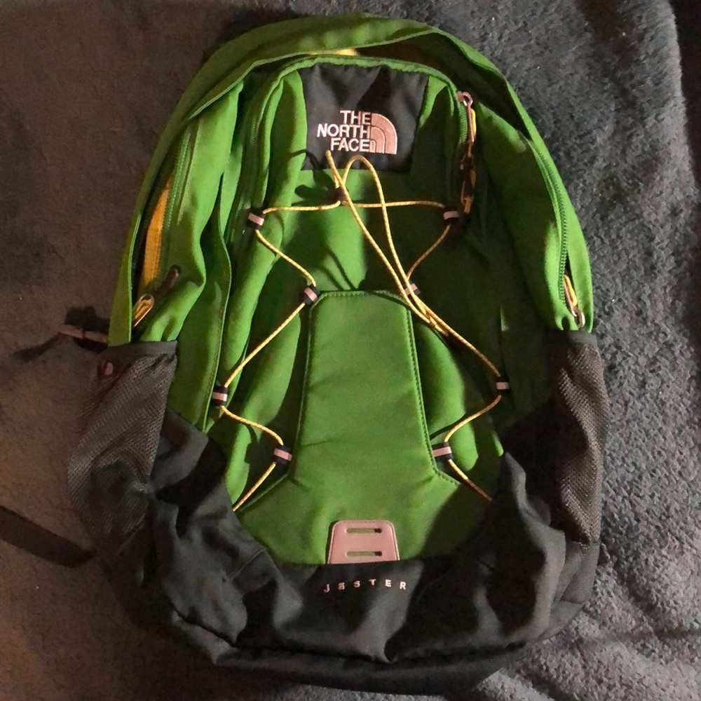 Green The North Face Jester Backpack